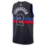 Cade Cunningham Detroit Pistons Siyah Forma