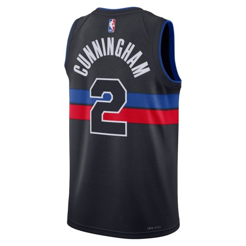 Cade Cunningham Detroit Pistons Siyah Forma
