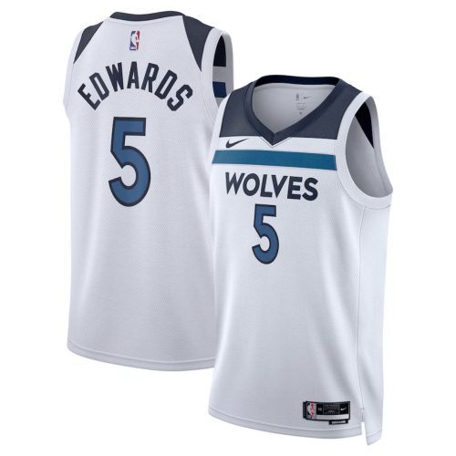 Anthony Edwards Minnesota Timberwolves Beyaz Forma