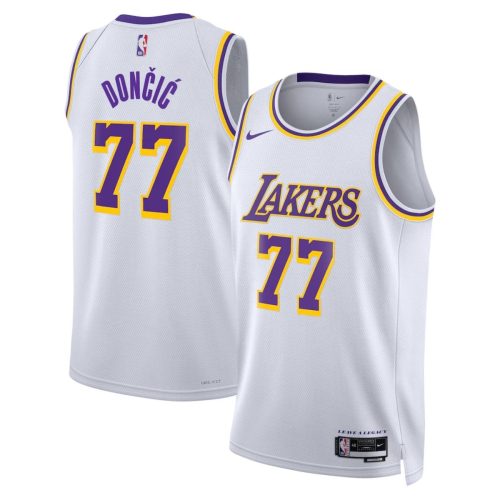 Luka Doncic Los Angeles Lakers Beyaz Forma