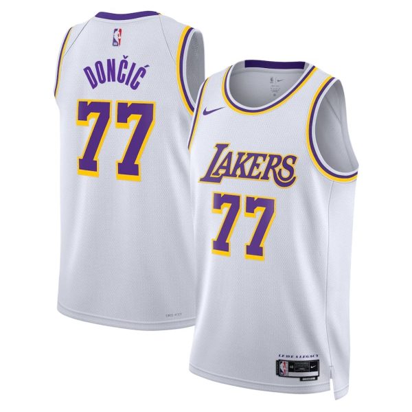 Luka Doncic Los Angeles Lakers Beyaz Forma
