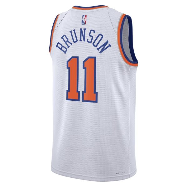 New York Knicks Jalen Brunson Beyaz Forma 1 New York Knicks Jalen Brunson Beyaz Forma