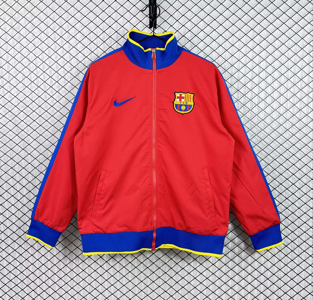 Barcelona 10/11 Retro Ceket 4 Barcelona 10/11 Retro Ceket - Görsel 4
